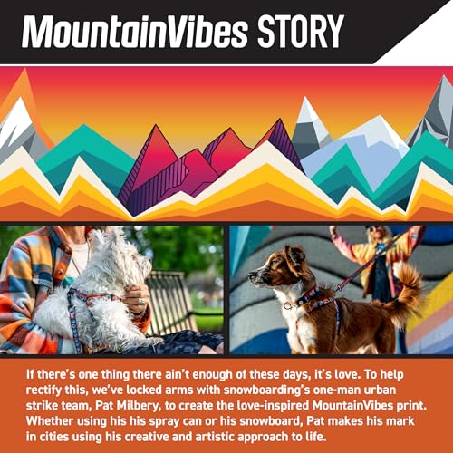 Wolfgang Man & Beast Animal Collar in Small (5/8 Inch x 8-12 Inch), MountainVibes Print