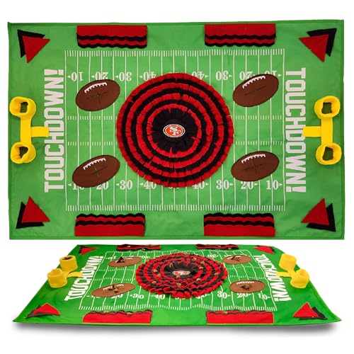 Pets First Pet Feeder in 40 x 26 Inches, SAN FRANCISCO 49ERS