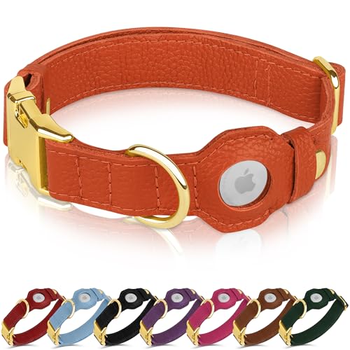 BUDKAS Animal Collar in XS, 9"-12" Neck Fit, Orange