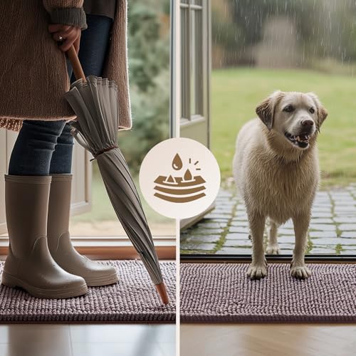 EHEYCIGA Pet Bed Mat in 24x16inch, Brown