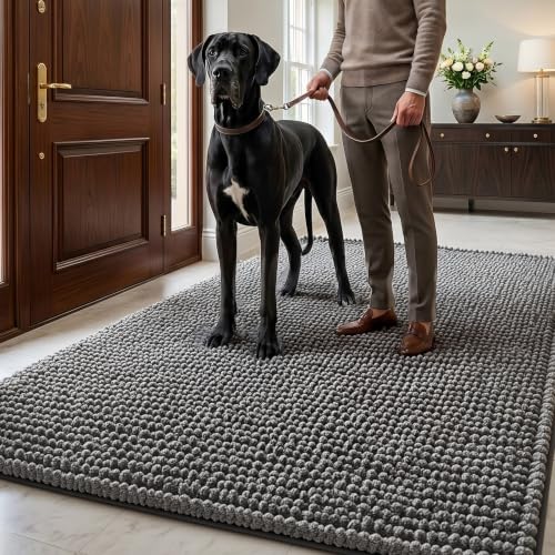EHEYCIGA Pet Bed Mat in 60x24inch, Grey