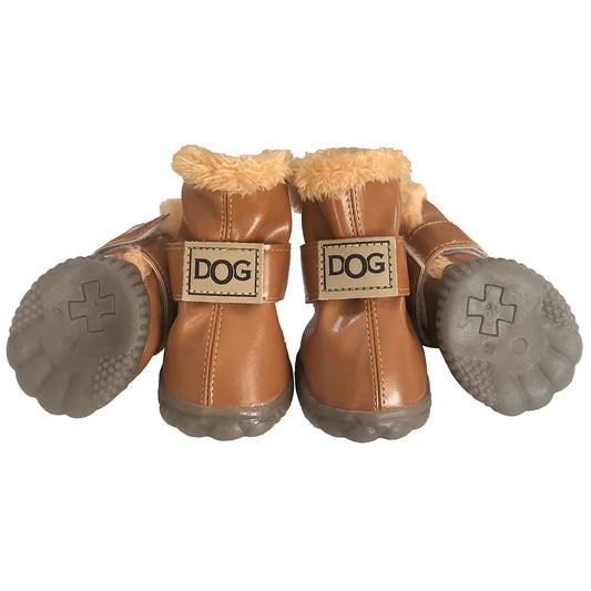 WINSOON Paw Hoof Protector in Size 2, Light Brown