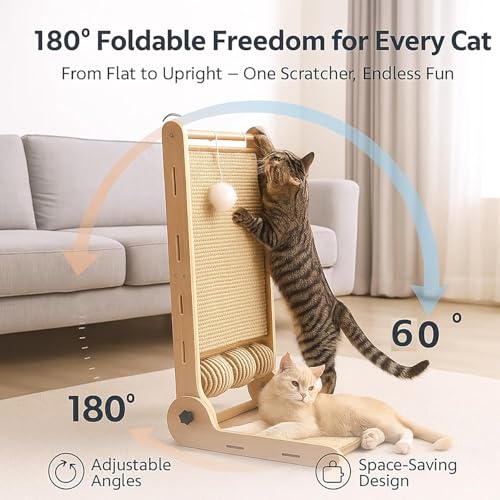 LEQOS Pet Activity Structure in 32 in, Sisal