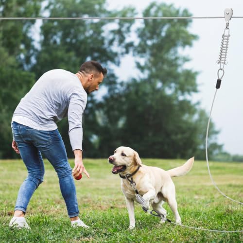 Duckygoo Leash in 50FT+10FT,250LBS, Silver
