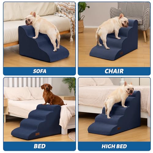 aodisman Animal Stair in Standard 4-Step 17.4"H, Blue