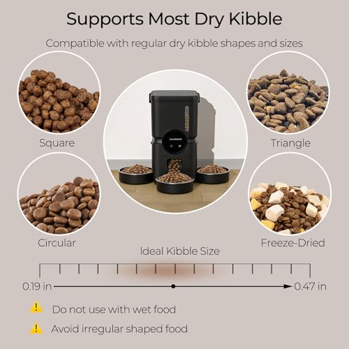 Chloraeon Pet Feeder in Black