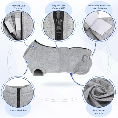 SlowTon Pet Apparel in X-Small, 1.Grey - 95% Cotton + 5% Spandex