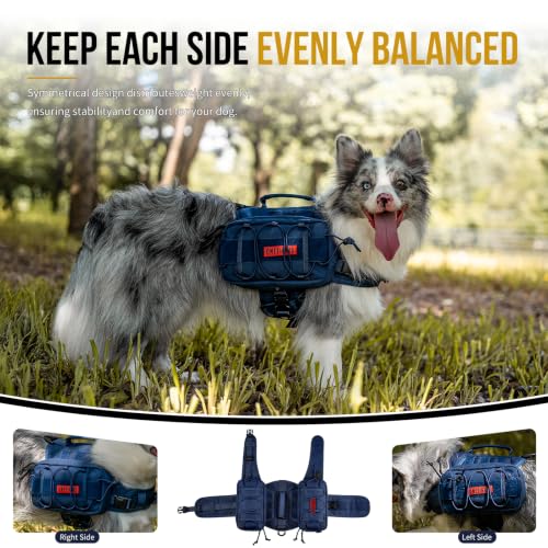 ONETIGRIS Pet Supplies in Medium, Blue