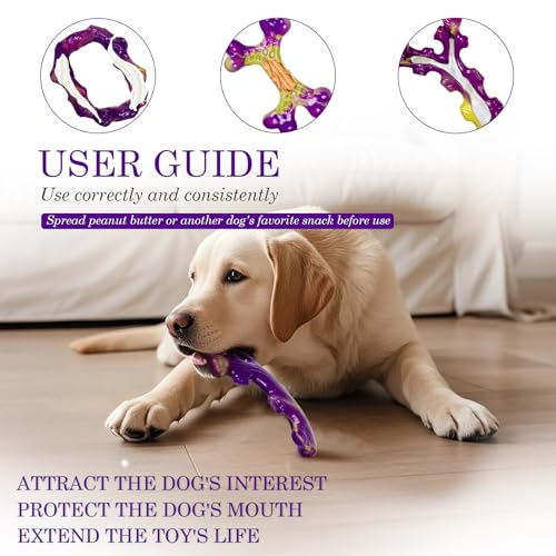 Frienhund Pet Toy in 6 Pack, Purple-6-Pack