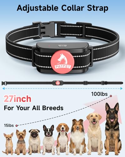 PATPET Animal Collar in 1 Count (Pack of 1), Pink