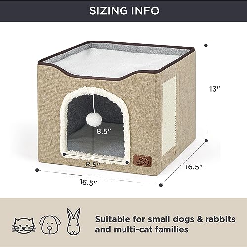 Bedsure Pet Activity Structure in Single, Brown