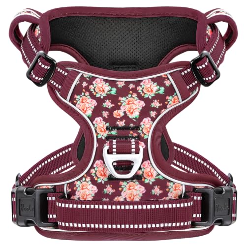 HEELE Animal Harness in S, Flower Burgundy