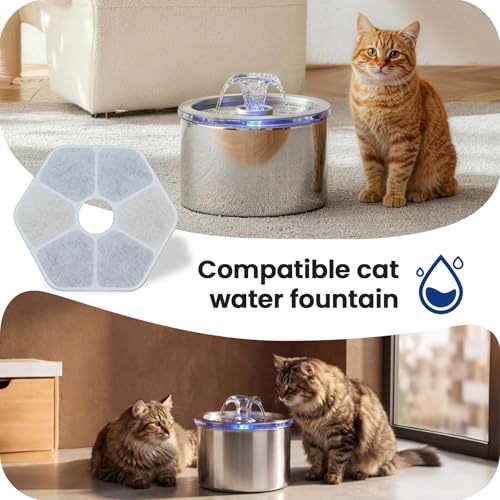Zvaiv Animal Water Dispenser in 6 Filters + 6 Pump Sponges