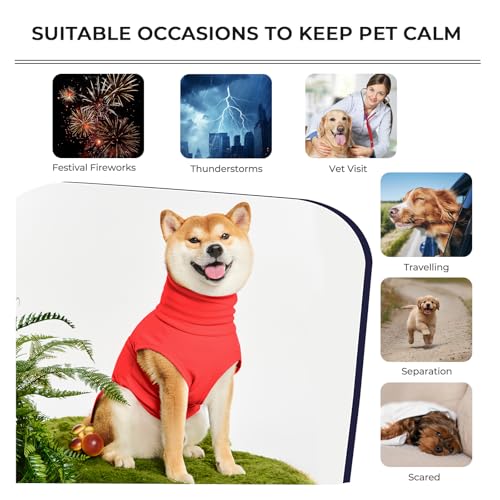 Haloumoning Pet Apparel in X-Small, Red
