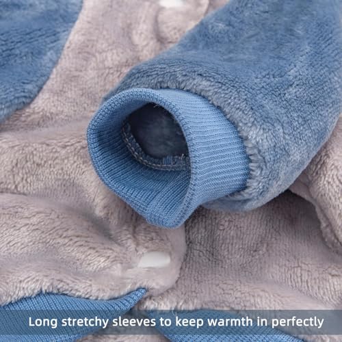 FABRICASTLE Pet Apparel in XX-Small, Lightgrey-Blue