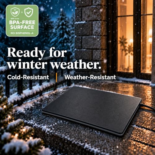 PetTemp Pet Bed Mat in M: 16" x 13", Black