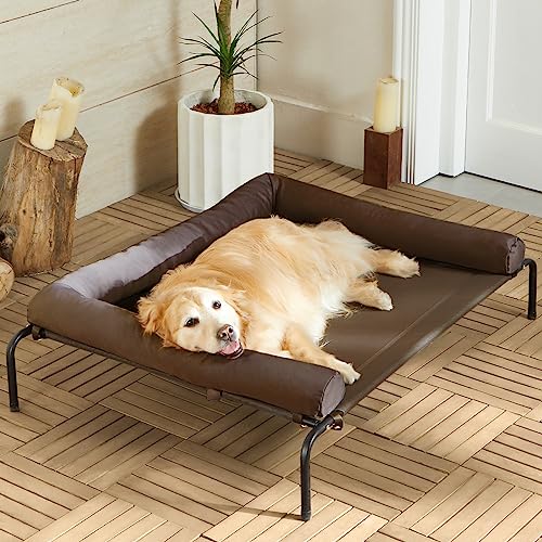 RRPETHOME Pet Bed Mat in 36.0"L x 26.0"W x 8.0"Th, Black