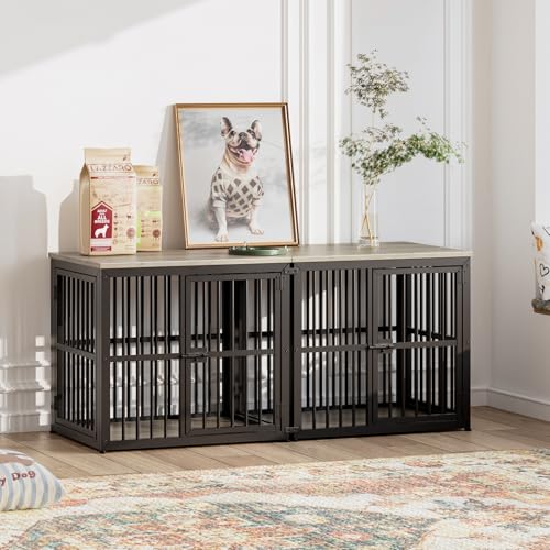 Lyromix Animal Cage in 26.9"L x 20.9"W x 24.0"H, Ancient gray