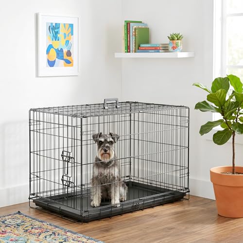 FDW Animal Cage in 30.0"L x 18.0"W x 20.0"H, Dark Black