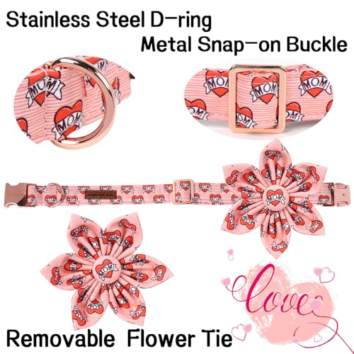 Unique style paws Animal Collar in XS, mom love-flower