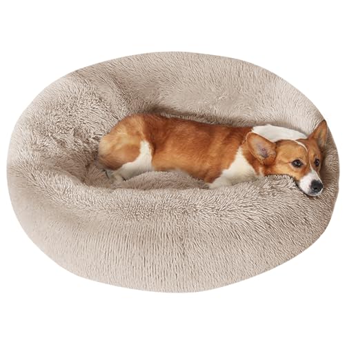 JOLLYVOGUE Pet Bed Mat in 27", Cream Brown