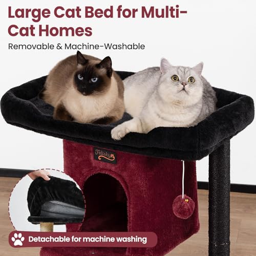 Feliskyn Pet Activity Structure in 28 Inches, Black