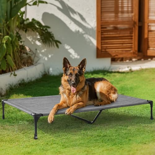 Veehoo Pet Bed Mat in 49.0"L x 33.0"W x 9.0"Th, Black Silver