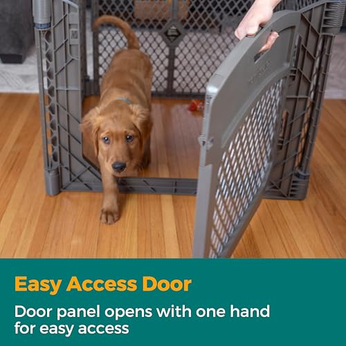 MYPET Pet Playpen in 4-Panel, Fieldstone