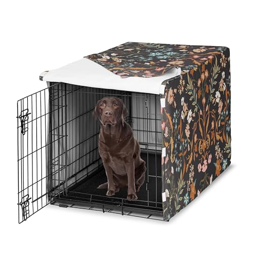 Sweet Jojo Designs Animal Cage in 42.0"L x 30.0"W x 28.5"H, Wild Flower Black