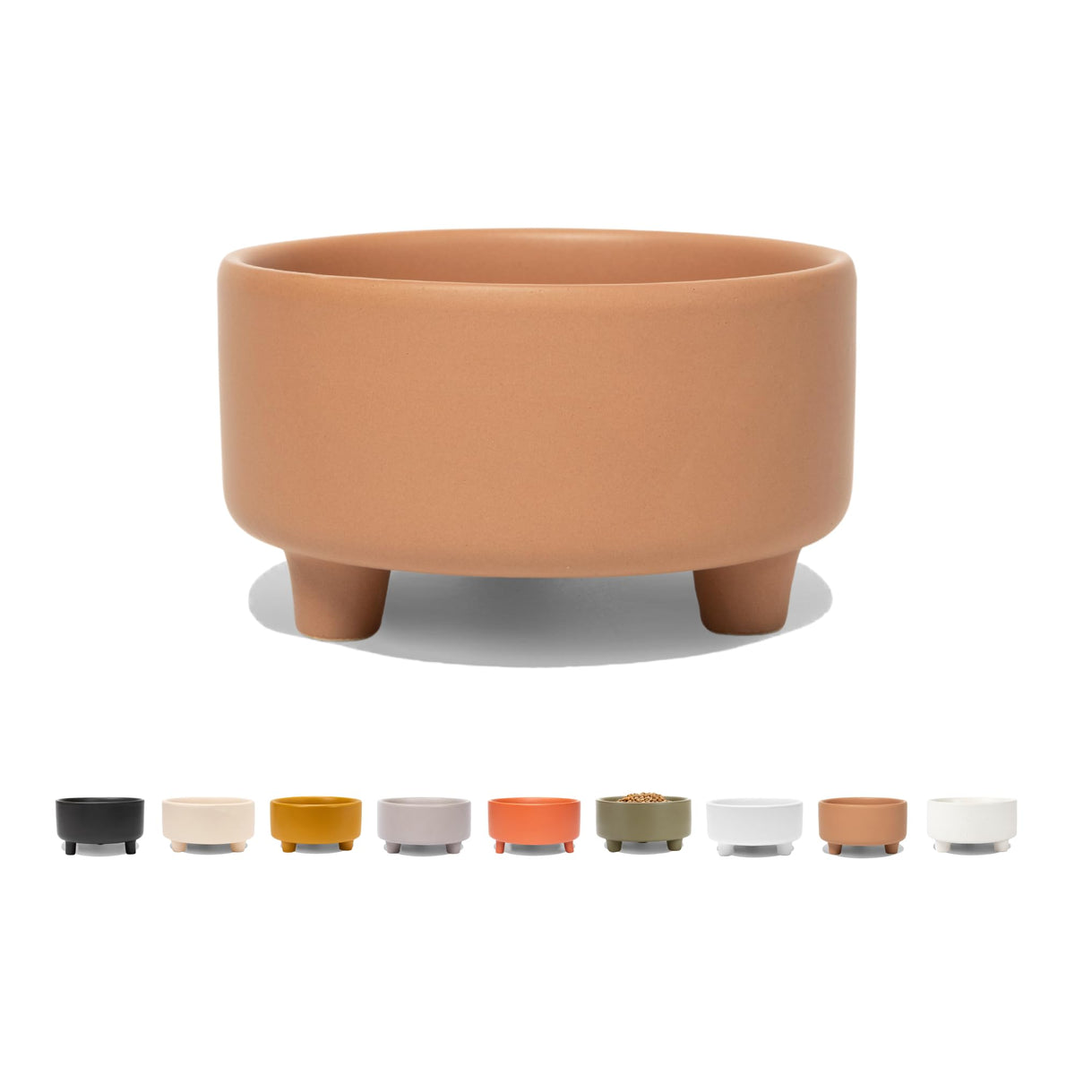 Waggo Pet Feeder in Small, Clay