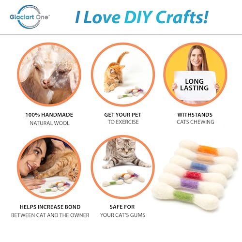 Glaciart One Pet Toy in Mini, Colorful Swabs