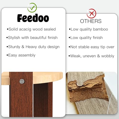Feedoo Pet Feeder in 4'' Height Stand, 4" Height 1Cup Slow Feeder