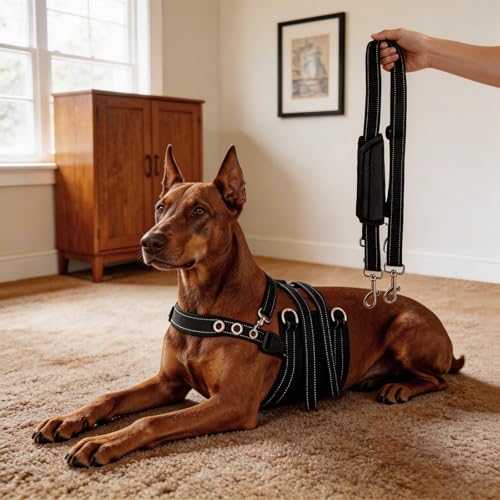 CWV Animal Harness in Large, Black