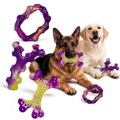 Frienhund Pet Toy in 6 Pack, Purple-6-Pack