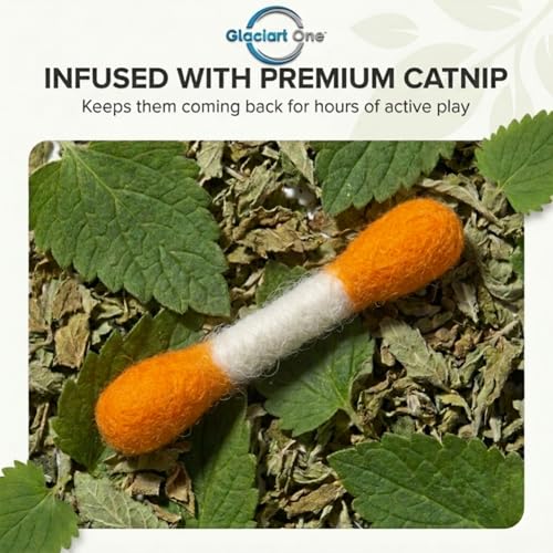 Glaciart One Pet Toy in Mini, Colorful Tips