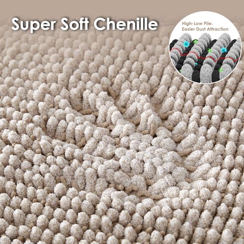 EHEYCIGA Pet Bed Mat in 24x16inch, Beige