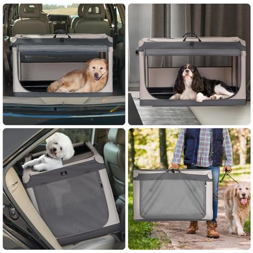 A 4 Pet Animal Cage in 36.0"L x 24.0"W x 23.0"H, Grey