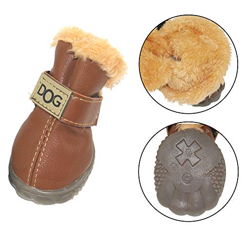 WINSOON Paw Hoof Protector in Size 2, Light Brown