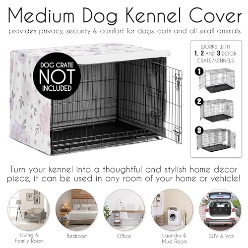Sweet Jojo Designs Animal Cage in 36.0"L x 23.5"W x 24.0"H, Purple Watercolor