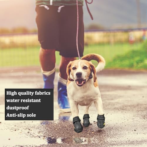 CovertSafe& Paw Hoof Protector in Size 1: （2.3''x1.6'')(L*W) for 10-23 lbs, Black