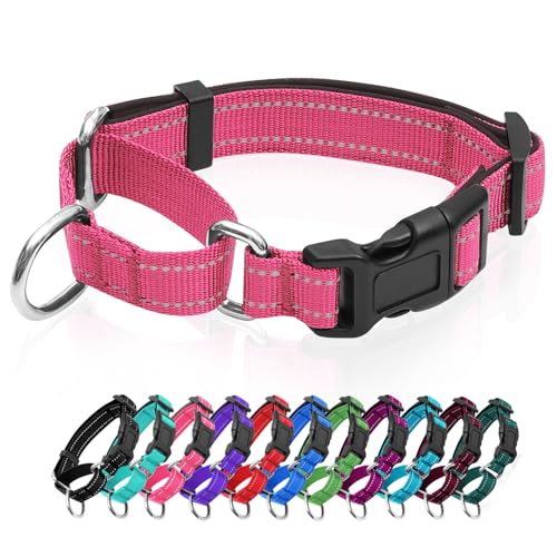 GDLKPS Animal Collar in XS:3/4" Wide for 11.5"-13.5" Neck, Pink