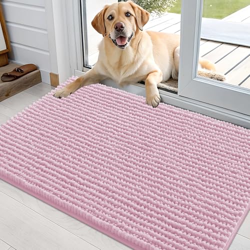 OLANLY Pet Bed Mat in 36" X 24", Dusty Rose