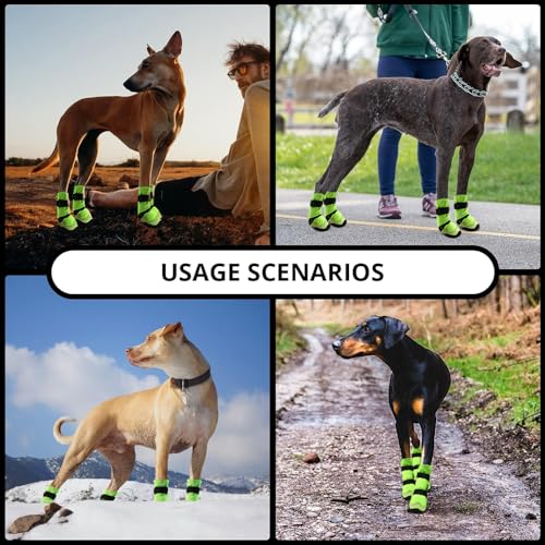 MUSIMC Paw Hoof Protector in Size 1: 1.57''x1.37''(L*W), Black Red Green