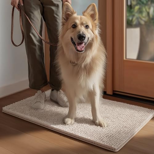 EHEYCIGA Pet Bed Mat in 24x16inch, Beige