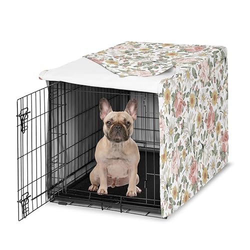 Sweet Jojo Designs Animal Cage in 30.0"L x 21.0"W x 19.5"H, Vintage Floral Pink and Green