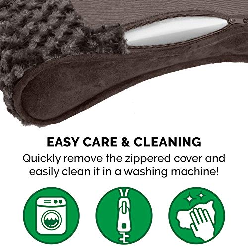 Furhaven Pet Bed Mat in Large, Ultra Plush (Chocolate)