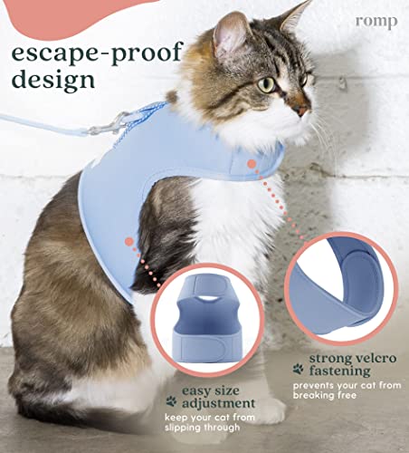 ROMP Animal Harness in Large, Cotton Blue