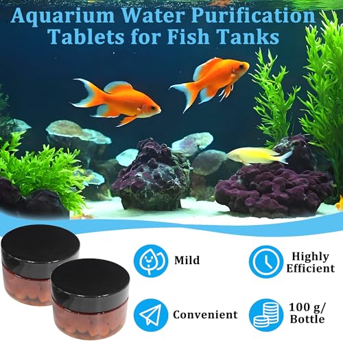 LeoTube Aquarium Pond Water Treatment in 2, White