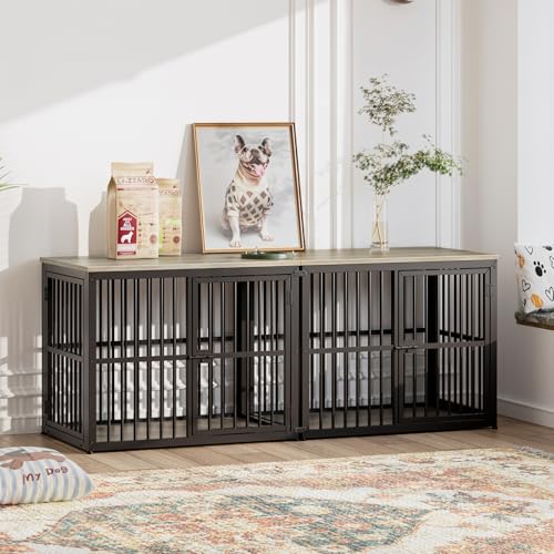 Lyromix Animal Cage in 33.1"L x 22.1"W x 26.0"H, Ancient gray