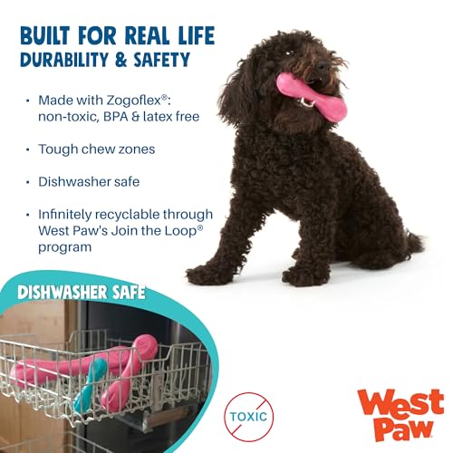 WEST PAW Pet Toy in X-Small, Teal